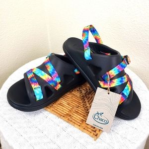 NEW Chacos Chillos Sport Dark Tie Dye Big Kids Size 6